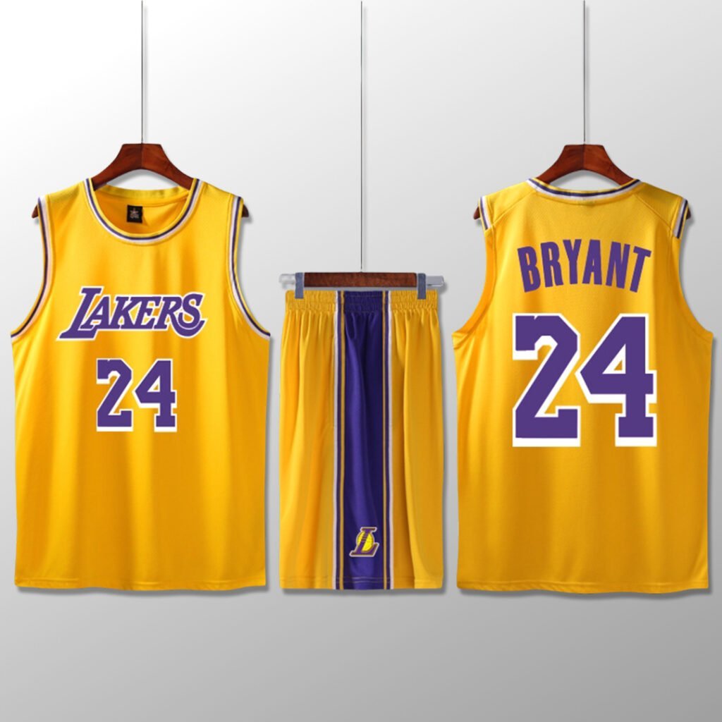 Bộ quần áo bóng rổ Kobe - Vàng tím