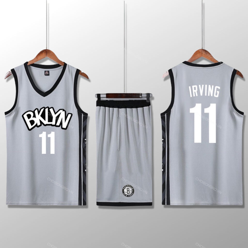 Bộ quần áo bóng rổ Kyrie Nets - Ghi