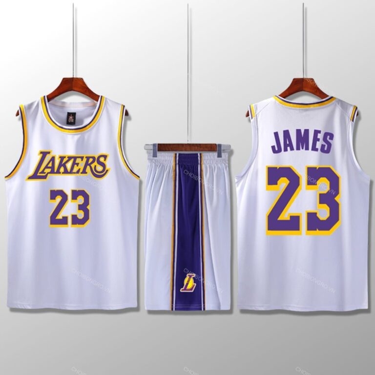 Bộ quần áo bóng rổ Lebron James - Los Angeles Lakers - Hình ảnh 4