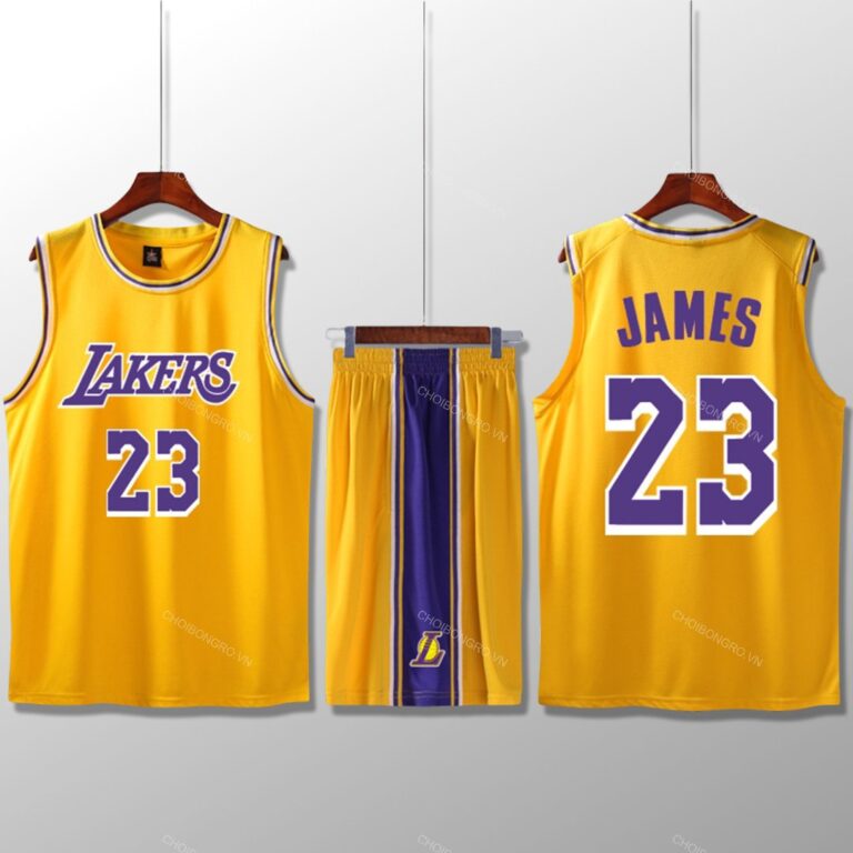 Bộ quần áo bóng rổ Lebron James - Los Angeles Lakers - Hình ảnh 3