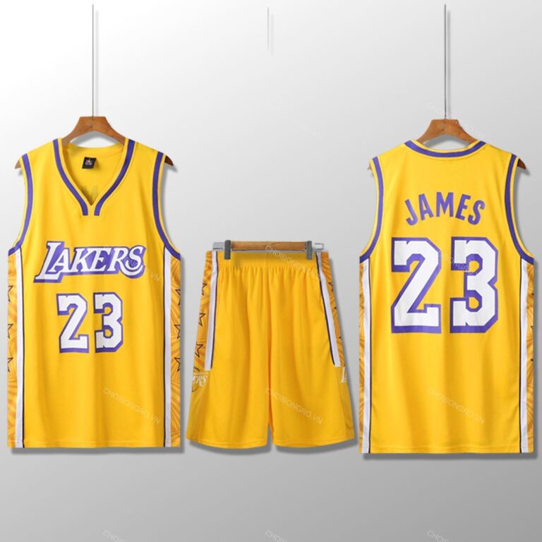 Bộ quần áo bóng rổ Lebron James - Los Angeles Lakers - Hình ảnh 2