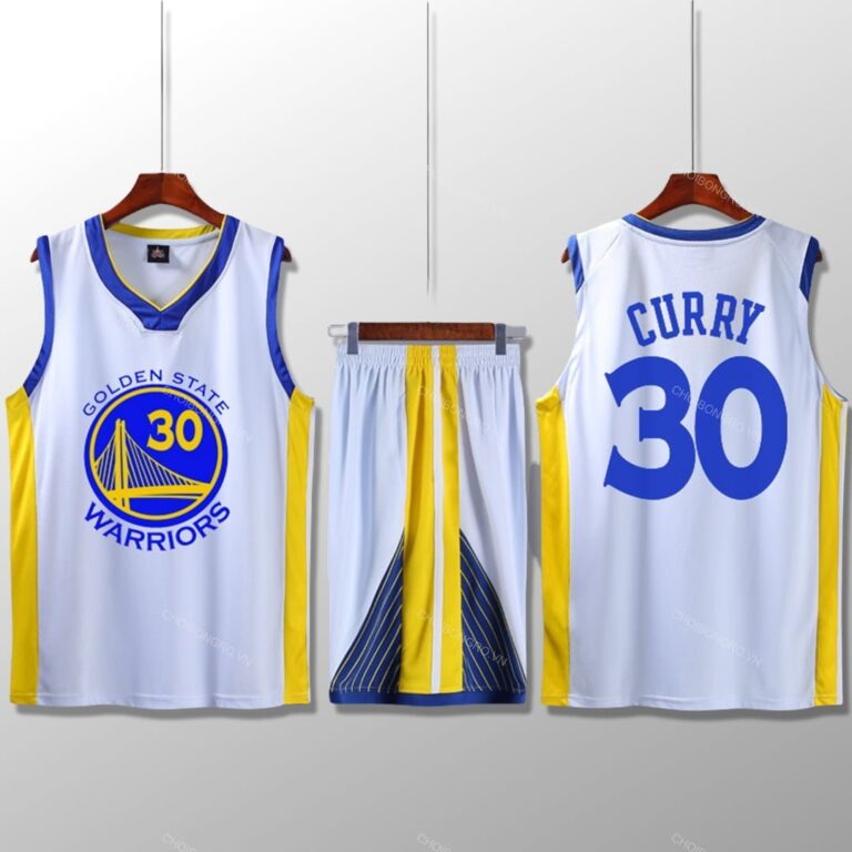 Bộ quần áo bóng rổ Stephen Curry - Golden State Warriors - Hình ảnh 3