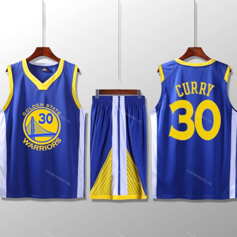 Bộ quần áo bóng rổ Stephen Curry - Golden State Warriors - Hình ảnh 2