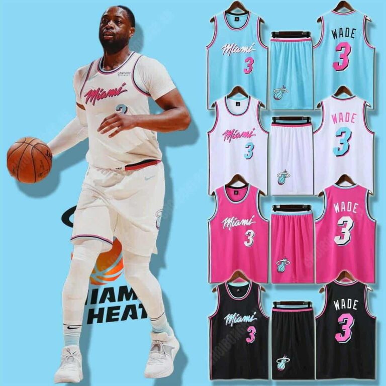 Bộ quần áo bóng rổ Dwayne Wade - Miami Heats