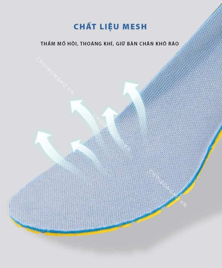 Lót giày thể thao - Giảm chấn, thoáng khí, hạn chế lật sơ mi - Hình ảnh 7