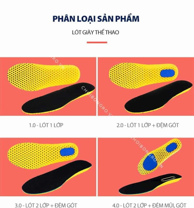 Lót giày thể thao - Giảm chấn, thoáng khí, hạn chế lật sơ mi - Hình ảnh 9
