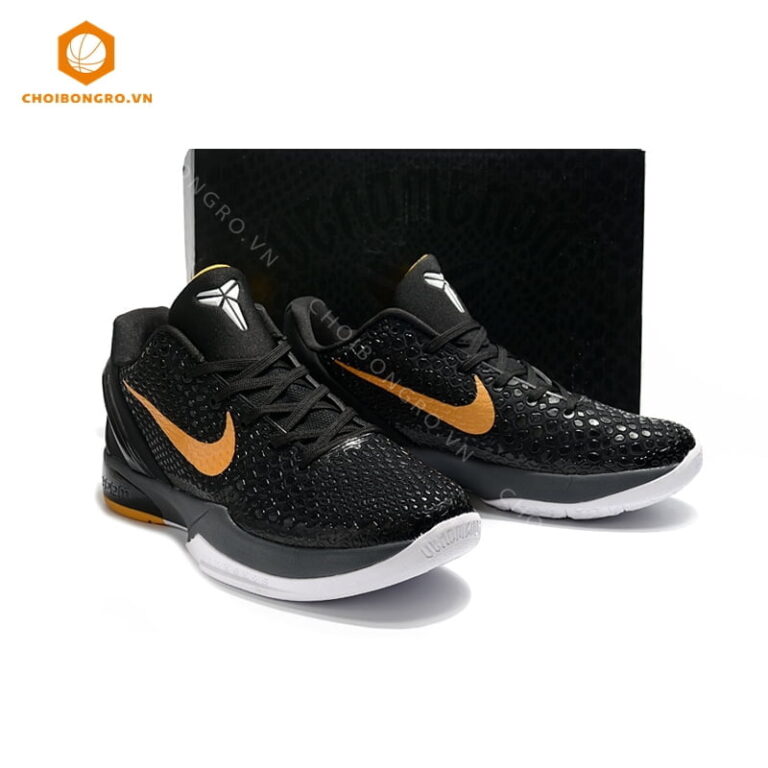 Nike Kobe 6 'Del Sol' Đen
  gold Replica - Hình ảnh 4