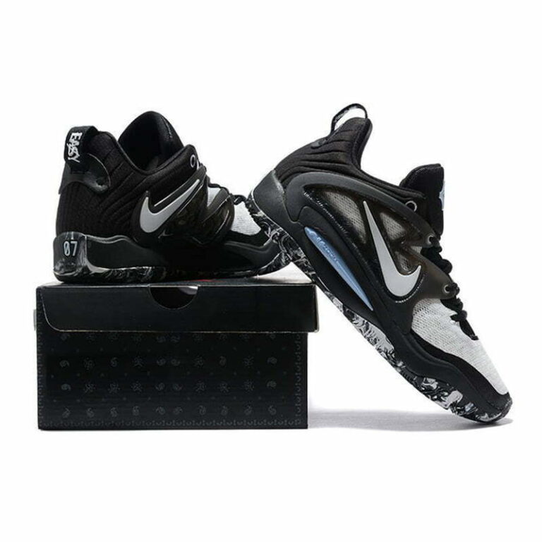 Nike KD 15 'Brooklyn Nets' -
  Đen ghi - Hình ảnh 2