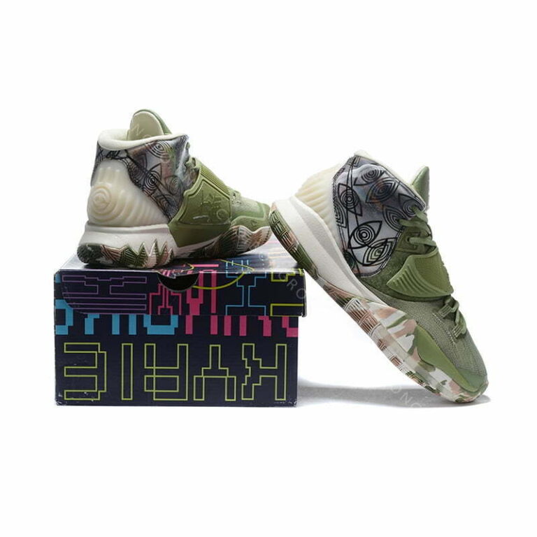 Nike Kyrie 6 'Shanghai' Xanh
  Camo Replica - Hình ảnh 5