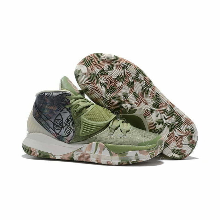 Nike Kyrie 6 'Shanghai' Xanh
  Camo Replica