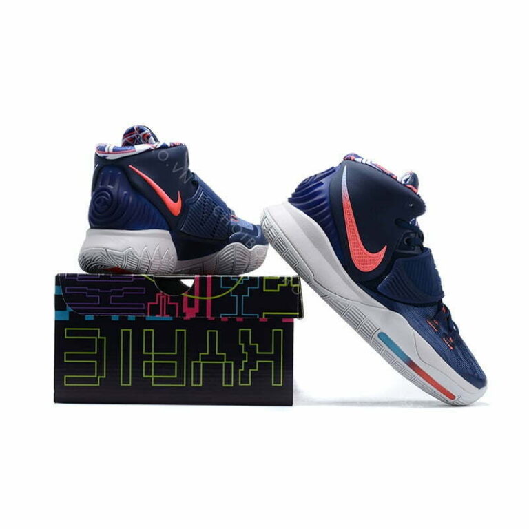 Nike Kyrie 6 'USA' - Xanh
  tím than - Hình ảnh 4