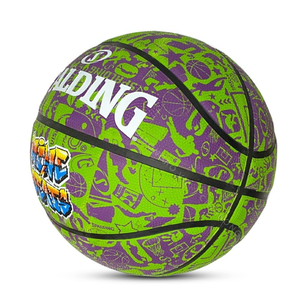 Bóng rổ cao su - Spalding Nine Beats chính hãng
