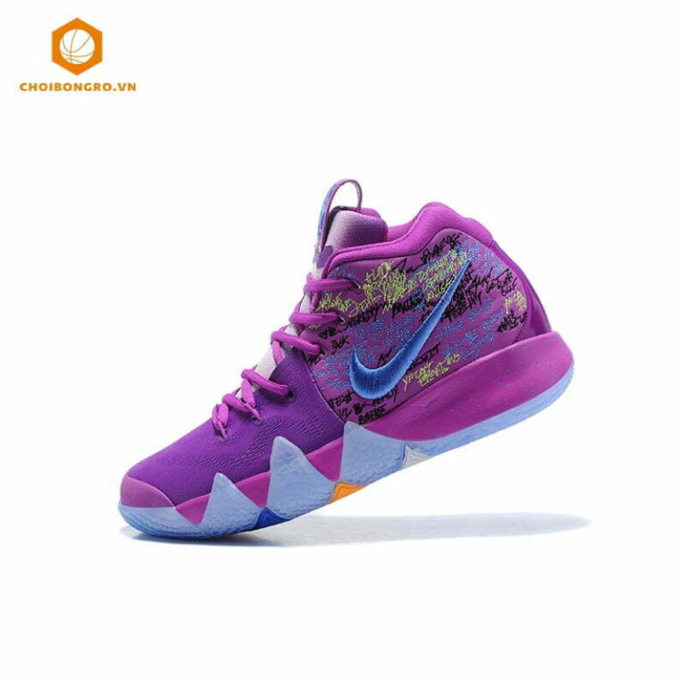 Nike Kyrie 4 'Confetti' -
  Tím xanh - Hình ảnh 4