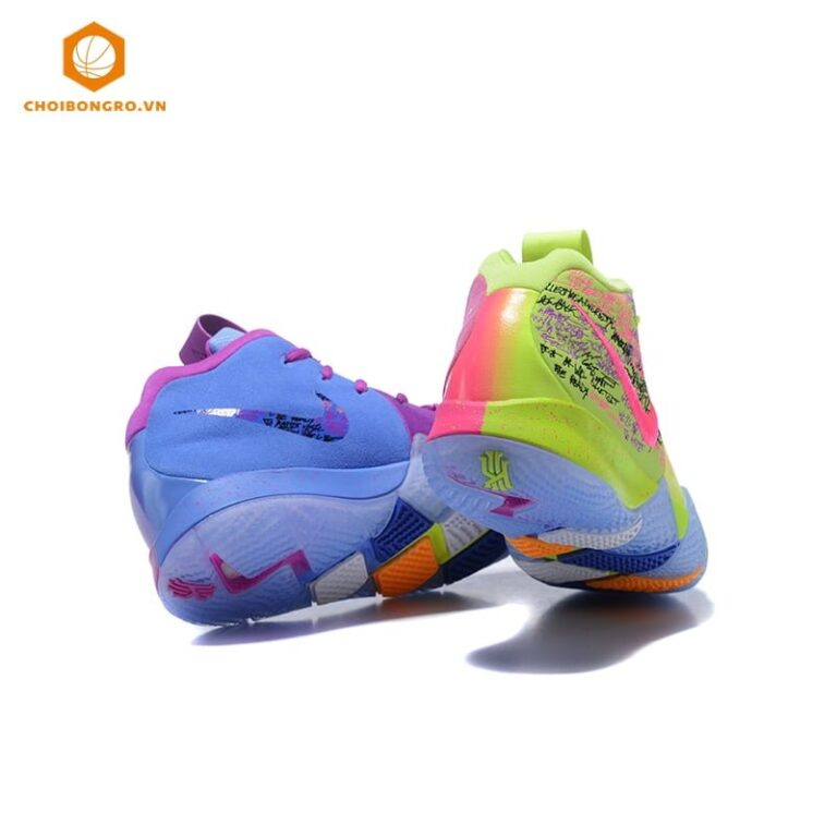 Nike Kyrie 4 'Confetti' -
  Tím xanh - Hình ảnh 3
