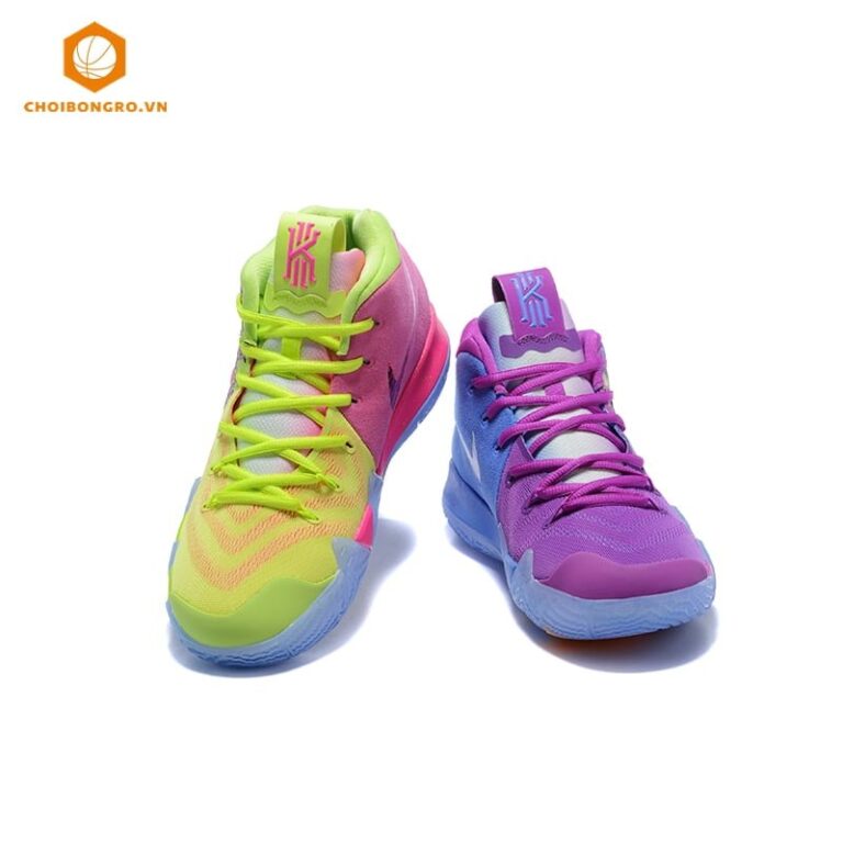 Nike Kyrie 4 'Confetti' -
  Tím xanh - Hình ảnh 2