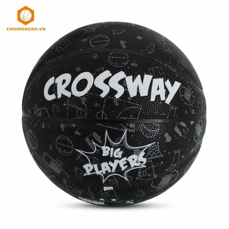 Bóng rổ da Crossway Big Players #3911 - Đen