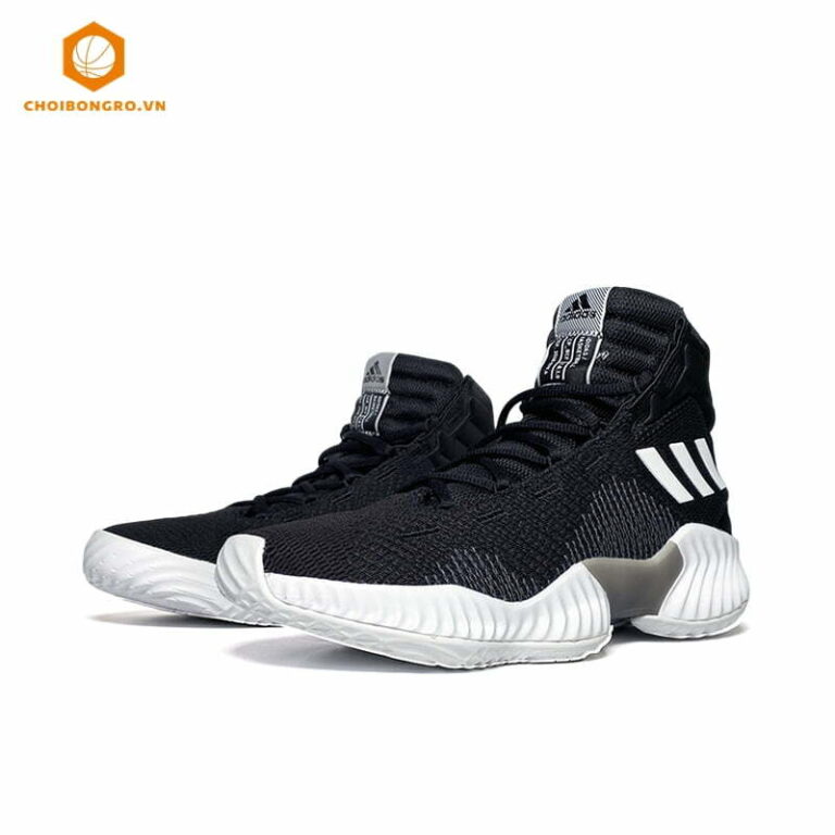Adidas Pro
  Bounce 2018 chính hãng FW5746 - Đen trắng - Hình ảnh 2