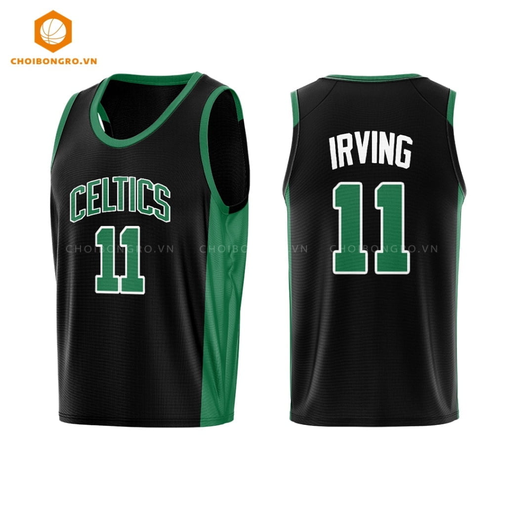 Áo bóng rổ Boston Celtics - Kyrie Irving đen