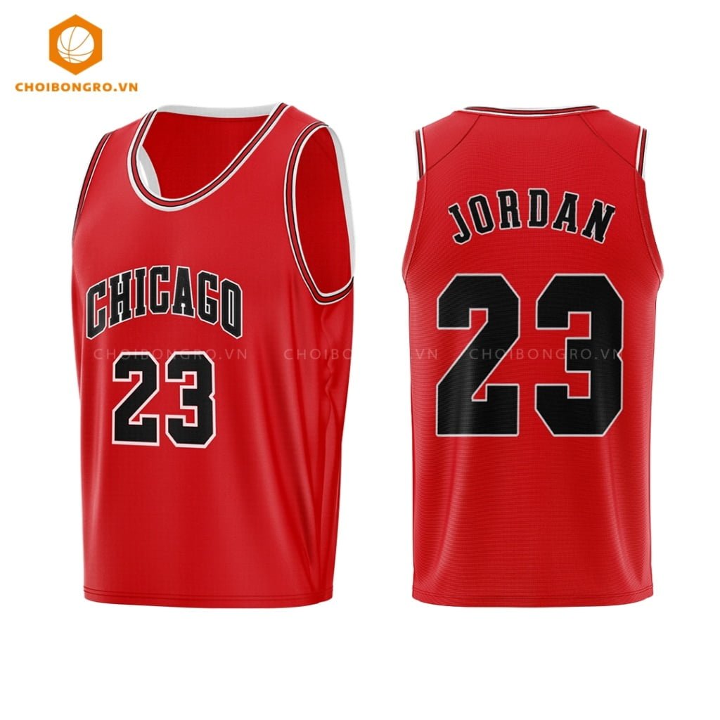 Áo bóng rổ Chicago Bulls - Jordan Đỏ