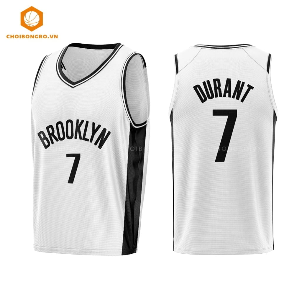 Áo bóng rổ Brooklyn Nets - KD trắng
