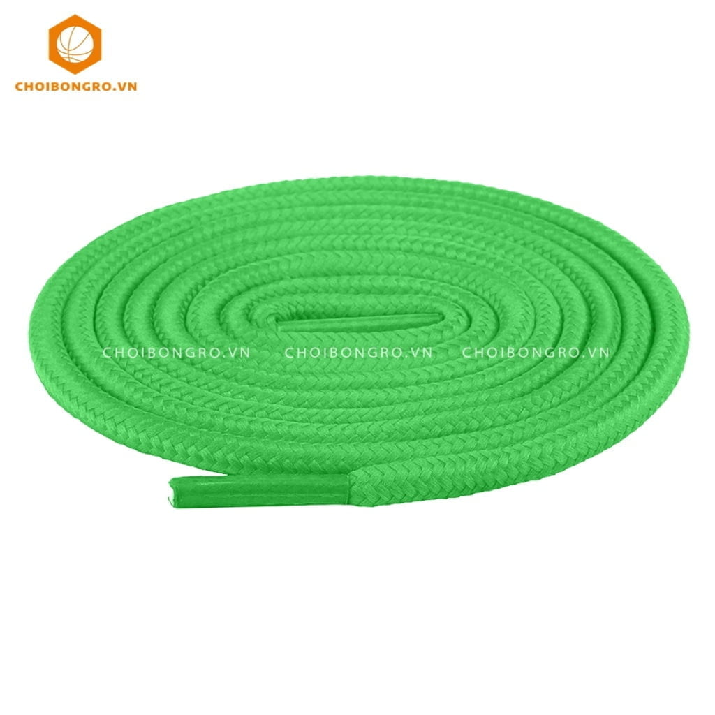 Dây giày tròn – Xanh huỳnh quang 21