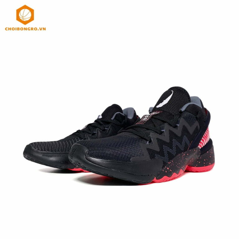 Giày bóng rổ Adidas D.O.N Issue 2 "Venom" chính hãng FW9038 - Đen đỏ - Ảnh 5