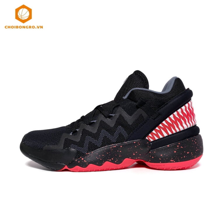 Giày bóng rổ Adidas D.O.N Issue 2 "Venom" chính hãng FW9038 - Đen đỏ