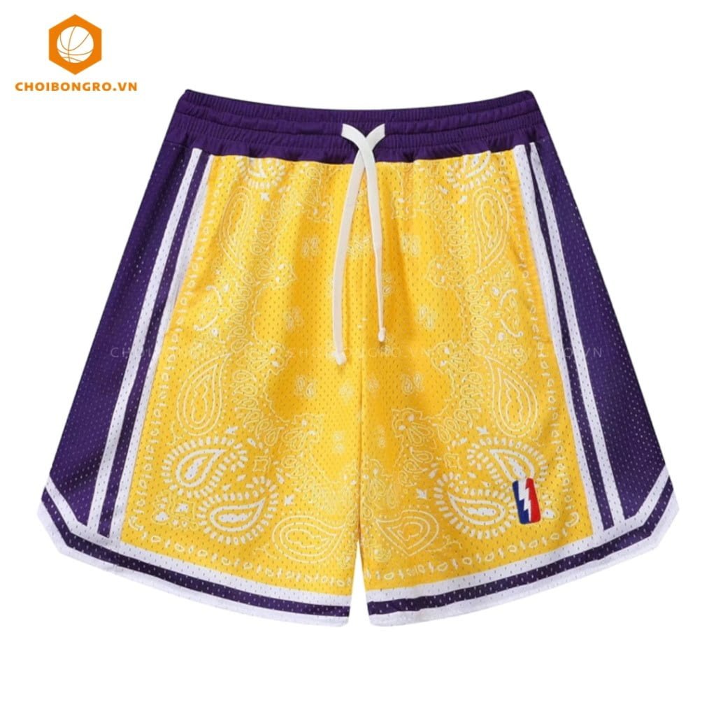 Quần bóng rổ Lakers #610 - Vàng