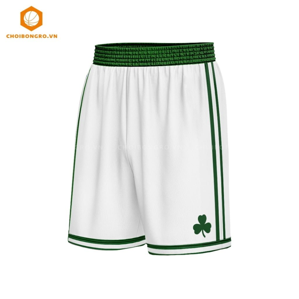 Quần bóng rổ Boston Celtics - Trắng