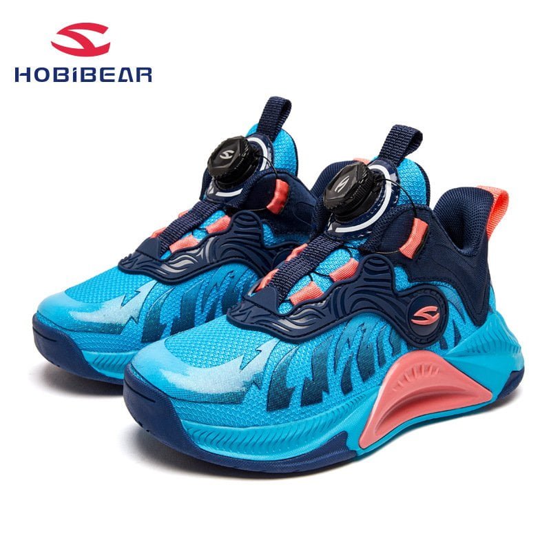 Giày bóng rổ trẻ em Hobibear chính hãng AS7762 - Xanh
