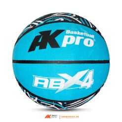 Bóng rổ cao su AKpro ABX4 chính hãng - Xanh