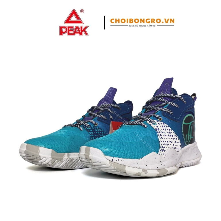 Giày bóng rổ PEAK E11123A - Xanh - Hình ảnh 6