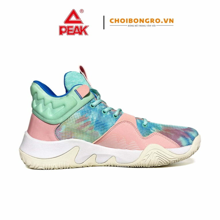 Giày bóng rổ PEAK E223001A chính hãng - Xanh - Hình ảnh 2
