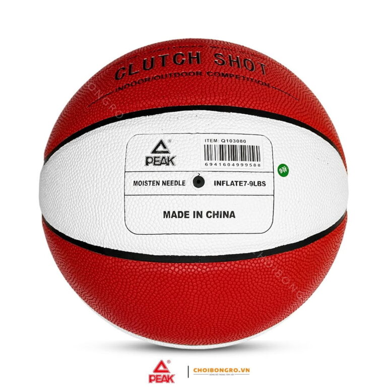 Bóng rổ da PU PEAK chính hãng Clutch Shot QW09014 - Hình ảnh 4