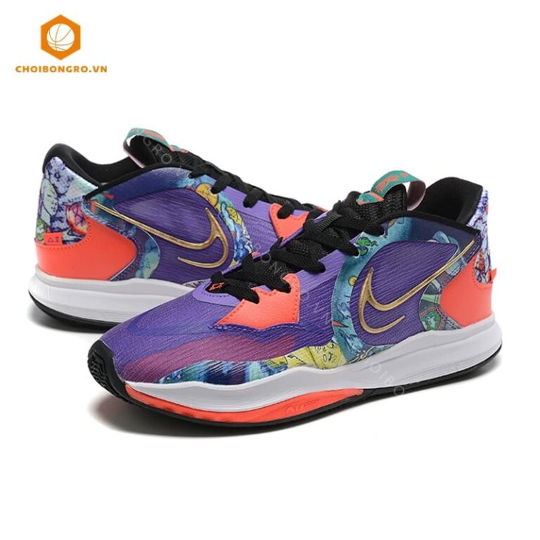 Nike Kyrie Low 5 'Jewell
  Loyd Mural' Tím Replica - Hình ảnh 5