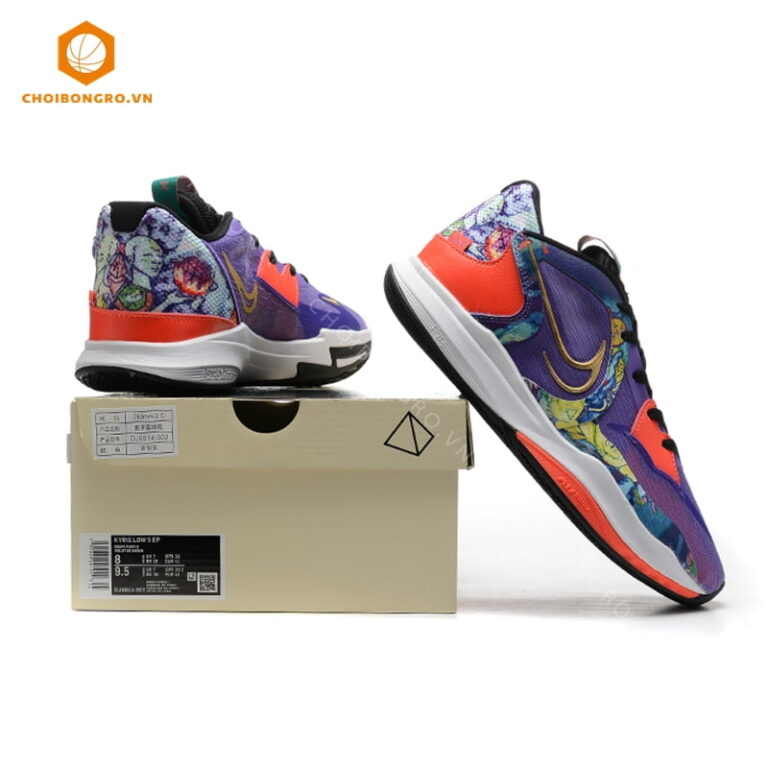 Nike Kyrie Low 5 'Jewell
  Loyd Mural' Tím Replica - Hình ảnh 3