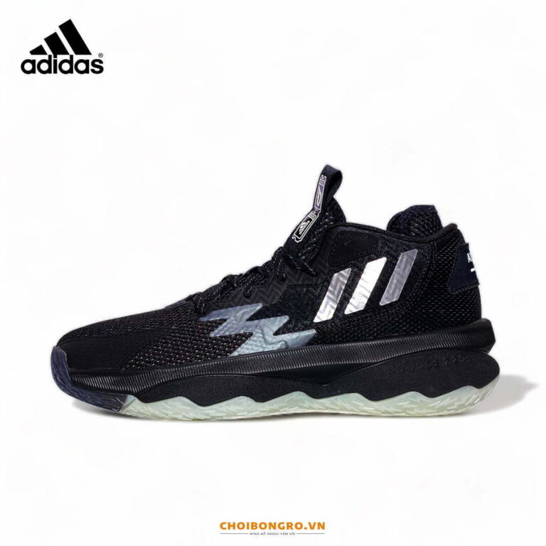 Adidas Dame 8 chính hãng "Core Black" GY6461 - Đen trắng