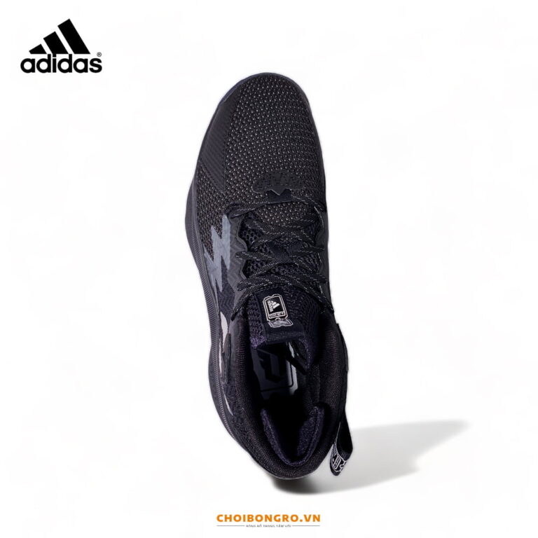 Adidas Dame 8 chính hãng "Core Black" GY6461 - Đen trắng - Hình ảnh 5