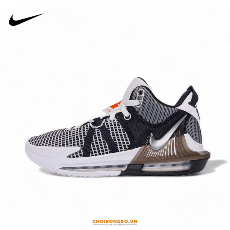 Nike Lebron Witness 7 "White Black" chính hãng DM1122-100 | Đen trắng