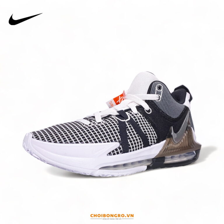 Nike Lebron Witness 7 "White Black" chính hãng DM1122-100 | Đen trắng - Hình ảnh 2