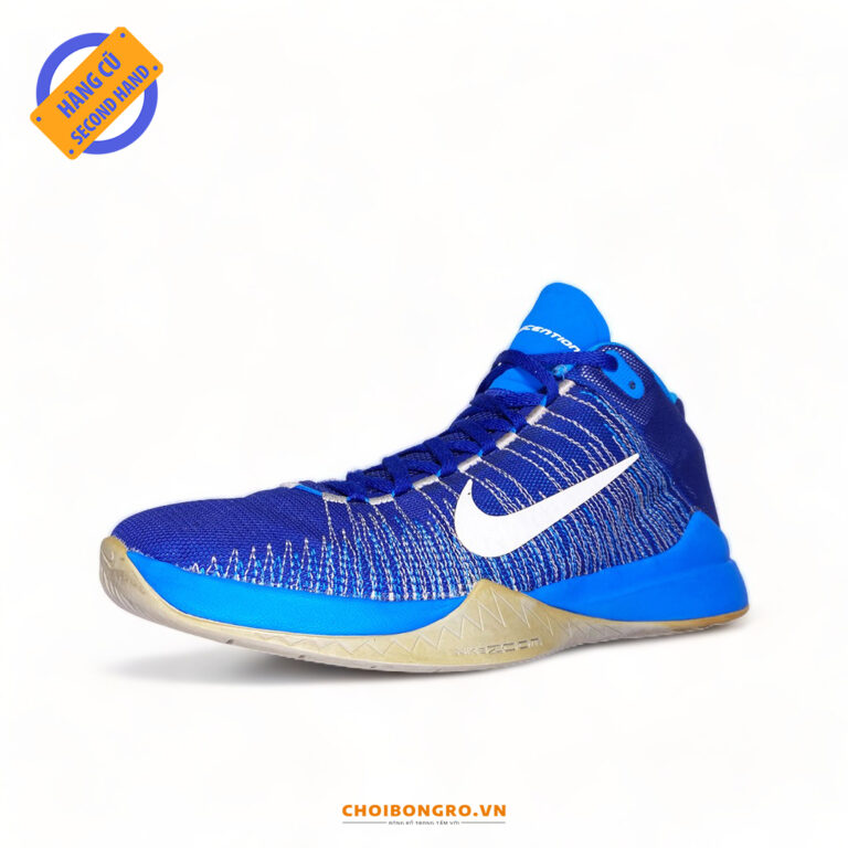 Giày bóng rổ cũ chính hãng Nike Zoom
 Ascention "Deep Royal Blue" - Hình ảnh 2