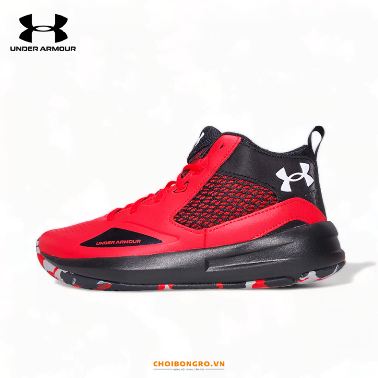 UA Lockdown 5 "Versa Black Red" chính hãng 3023949-601 | Đỏ