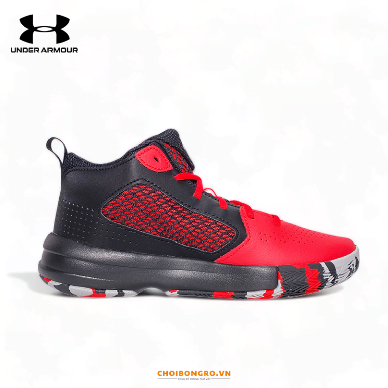 UA Lockdown 5 "Versa Black Red" chính hãng 3023949-601 | Đỏ - Hình ảnh 5