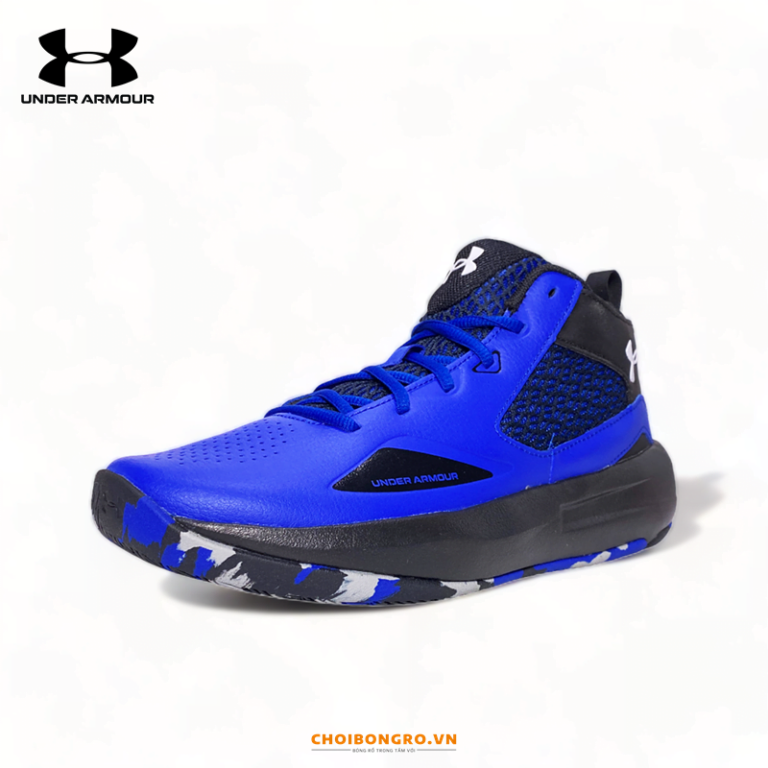 UA Lockdown 5 "Royal Camo" chính hãng 3023949-400 | Xanh đen - Hình ảnh 3