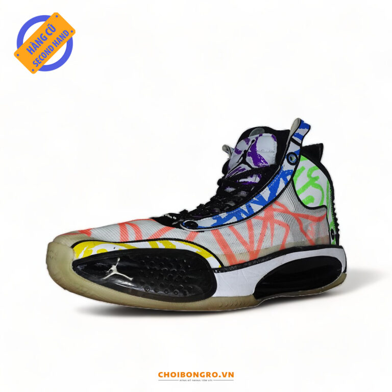 Giày bóng rổ cũ chính hãng Zion
 Williamson x Air
  Jordan 34 'Noah' DA1897-100 - Hình ảnh 2