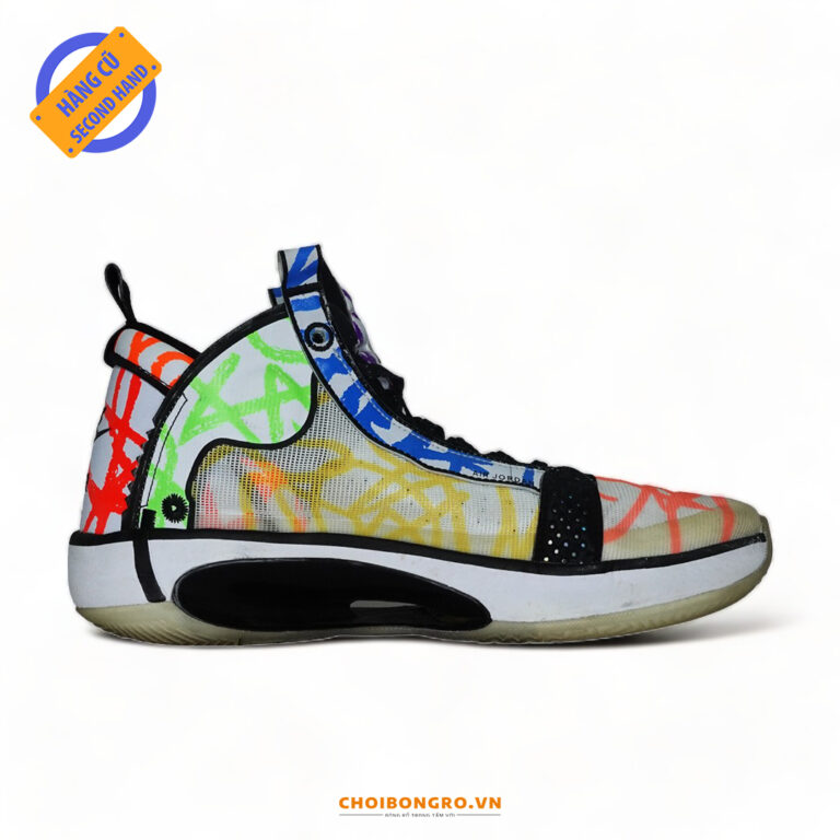 Giày bóng rổ cũ chính hãng Zion
 Williamson x Air
  Jordan 34 'Noah' DA1897-100 - Hình ảnh 5