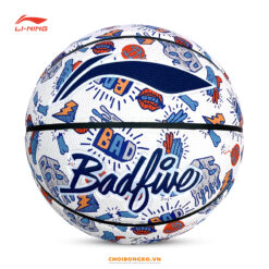Quả bóng rổ da P.U chính hãng Li-ning Badfive Graffiti LBQK432-1
