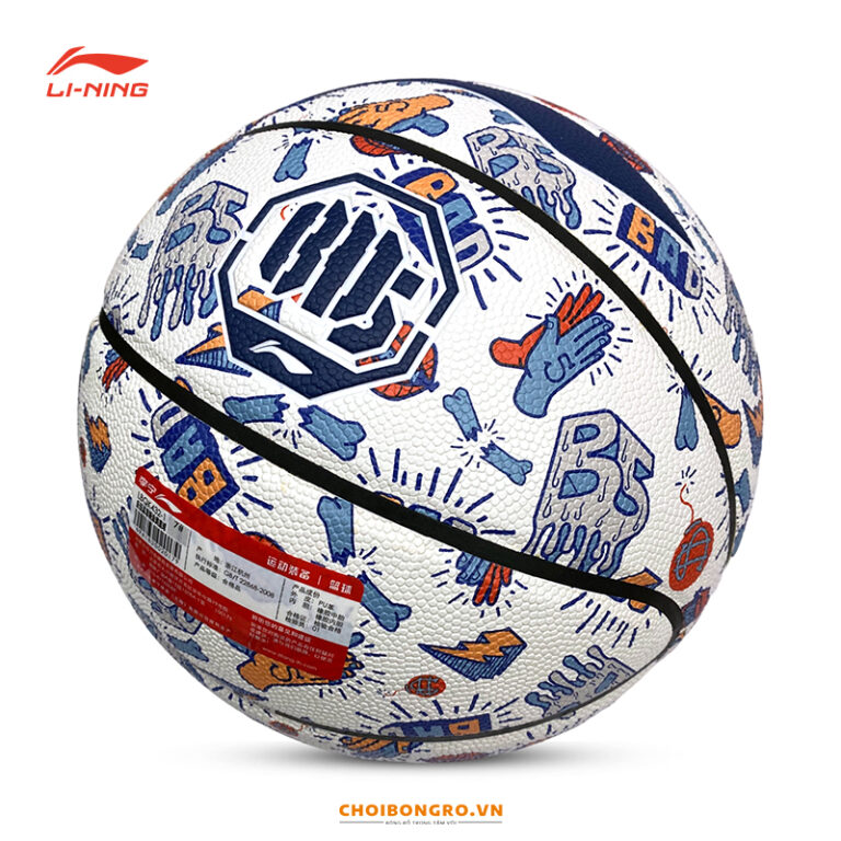 Quả bóng rổ da P.U chính hãng Li-ning Badfive Graffiti LBQK432-1 - Hình ảnh 2