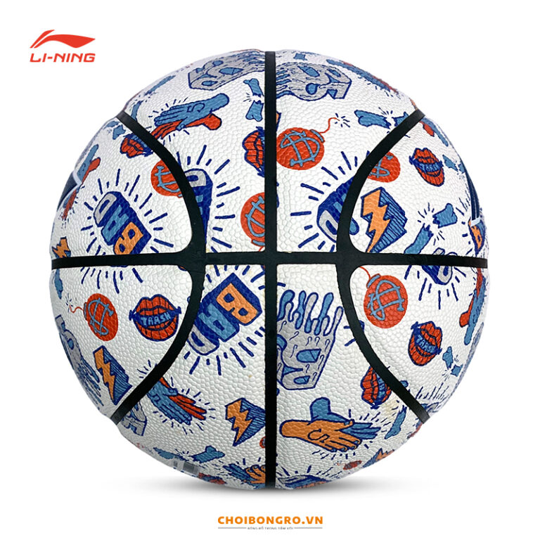 Quả bóng rổ da P.U chính hãng Li-ning Badfive Graffiti LBQK432-1 - Hình ảnh 4