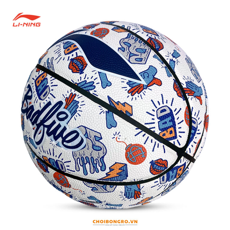 Quả bóng rổ da P.U chính hãng Li-ning Badfive Graffiti LBQK432-1 - Hình ảnh 5